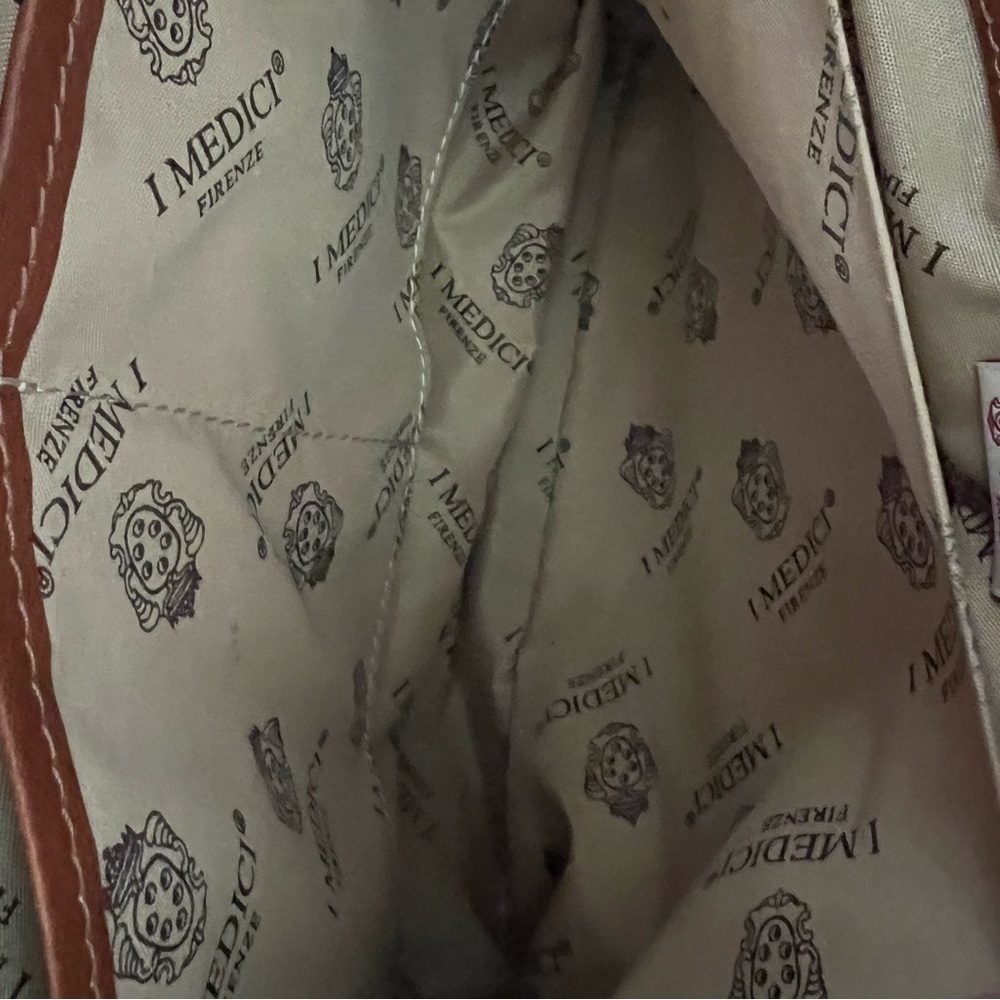 I Medici Firenze leather top-handle bag missing strap - Picture 10 of 10